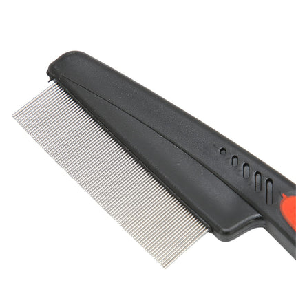 Brrnoo Metal Human Lice Comb Lausinator Nits Comb Extra Fine, Nits Comb Safely Removes Lice Made of Extra Fine Stainless Steel for Babies, Children, Adults and Pets