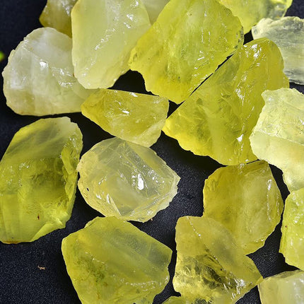 Citrine Raw Crystals, Large 1.25-2.0 inch Healing Crystals, Natural Rough Stones, Crystal for Tumbling, Cabbing, Fountain Rocks, Decoration, Polishing, Wire Wrapping, Wicca and Reiki