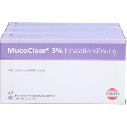 MucoClear 3% inhalation solution, 240 ml solution