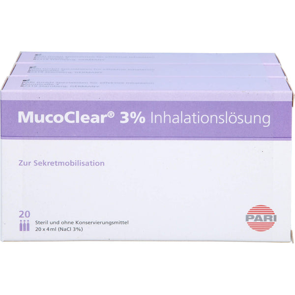 MucoClear 3% inhalation solution, 240 ml solution