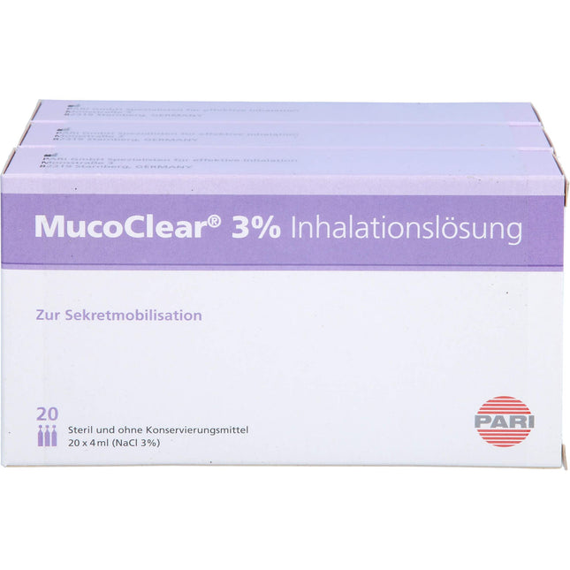 MucoClear 3% inhalation solution, 240 ml solution