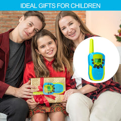 Oulesvte 2 Pack Walkie Talkie, VOX Function Radio, LED Flashlight, Long Range 3km Walkie Talkie, Walkie Talkie Children, Walkie Talkie Children Adults for Adventure, Camping, Hiking