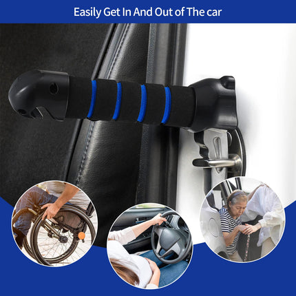 Car entry aid exit aid grab handles, mobility aid for car, car handles support handle, car grab bar window breaker, car support bearing handle for car cane seniors