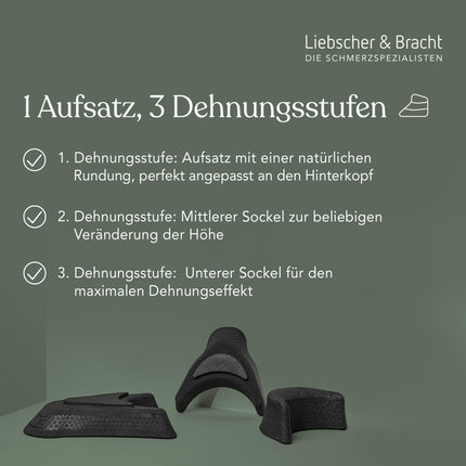 Liebscher &amp; Bracht Original Neck Saver – Neck stretcher to support migraines, dizziness, neck and headaches – Neck stretcher including exercises in the app – Made in Germany