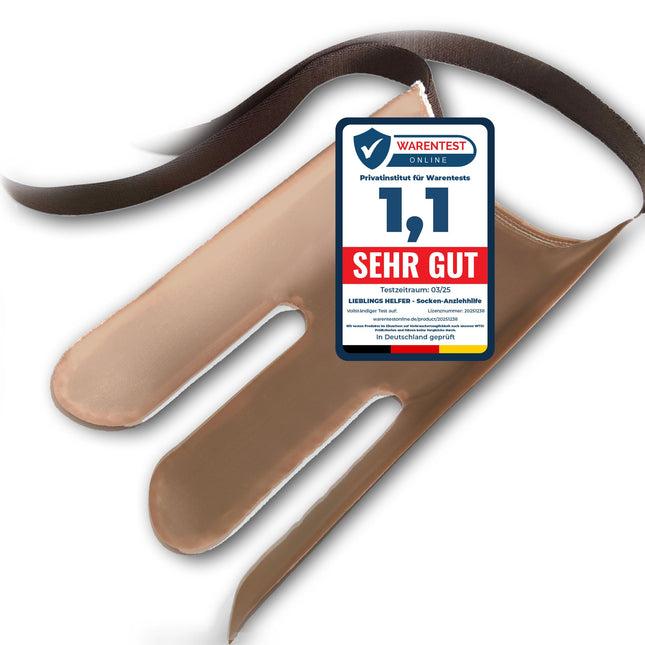 Lieblings Helfer® Premium sock aid - extremely tear-resistant long straps - stocking aid - gift for grandma, grandpa, seniors and pregnant women, hip surgery