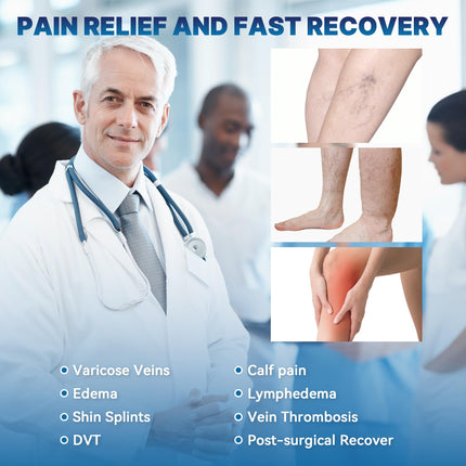 BellaAchtung Calves Medical Compression Stockings Women &amp; Men Compression Socks Medical with 20-30 mmHg Graduated Support Thrombosis Stockings Support Stockings for Varicose Veins Edema