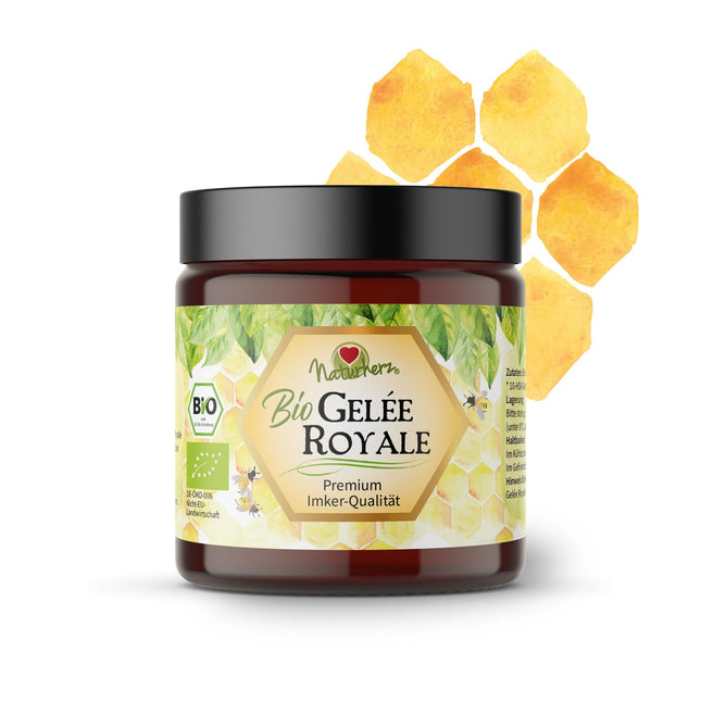 Organic Royal Jelly | Fresh jelly in premium beekeeper quality | NO additives | Naturherz Original (50 g)