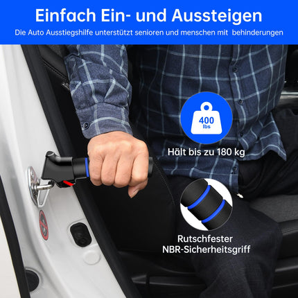 SYMYNELEC Exit Aid Car Handle for Seniors: Entry aid for pregnant women, people with disabilities and children - Fits most vehicles - Makes getting in and out easier