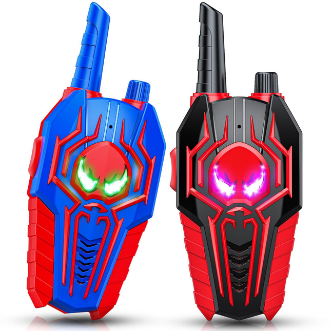 Toyokid Walkie Talkie Kids, Toy &amp; Gift &amp; Birthday Present for Children (Red Blue &amp; Black)