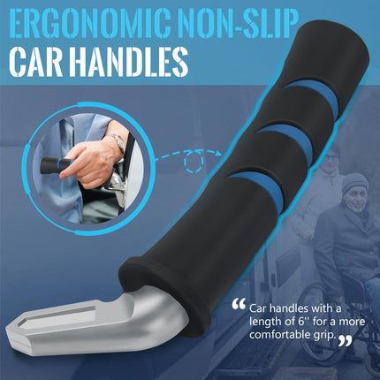 Milifox car exit aid, car assistant support handle for seniors, entry aid car handle for getting out, support handle easy exit exit aid for seniors