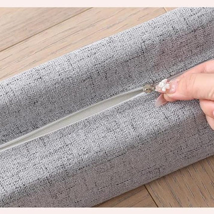 200 cm long mattress extender for single, double, and queen-size beds, 3-20 cm gap filler for bed/mattress/headboard, breathable linen fabric (4 cm gap)