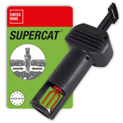 SWISSINNO Vole Trap PRO SuperCat | Efficient snap trap against field mice and voles, patented trigger mechanism, easy to set up, safe and reusable | 1x trap