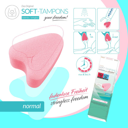 Soft Tampons normal 10 pcs