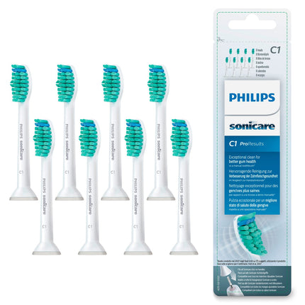 Philips Sonicare Original ProResults Standard sonic toothbrush heads - 8-pack in white (model HX6018/07)