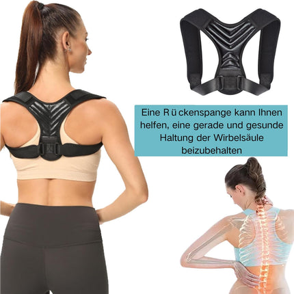 Posture correction back, back support belt, straight back straightener, back support, back posture corrector, shoulder strap posture correction for men and women, posture trainer, back stabilizer