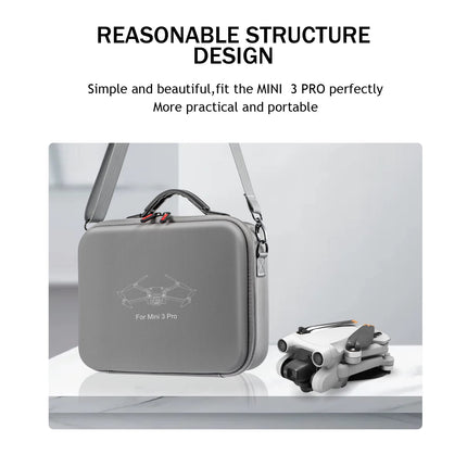 xocome DJI Mini 3 PRO Handbag Crossbody Organizer for DJI Mini 3 Pro Drone Accessories - Portable Hard Handbag (for DJI RC with Screen Remote Controller)