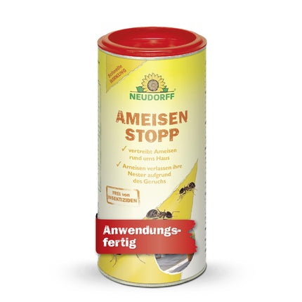 Neudorff AmeisenStopp – Ready-to-use ant litter quickly drives ants out of walkways and nests around the house, insecticide-free, 200 g, white
