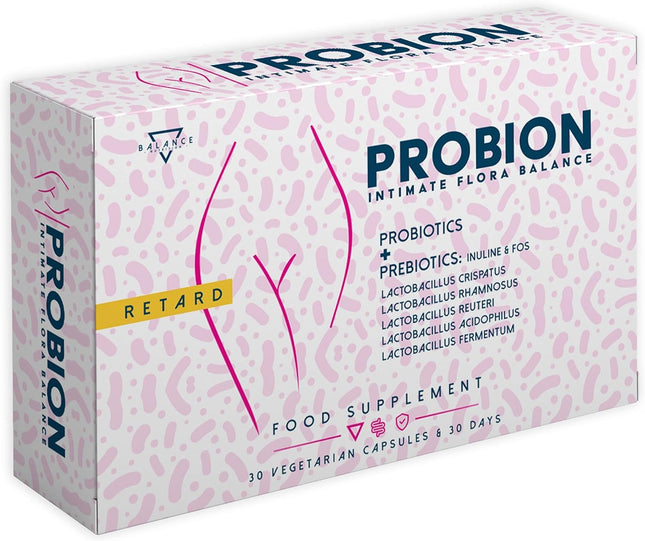 PROBION® - Culture Complex for Women's Intimate Flora | Vaginal Probiotics | Probiotics for Women | Dietary Supplement Prebiotics | Well-being of the Bacterial Vaginal Flora | 30 Capsules