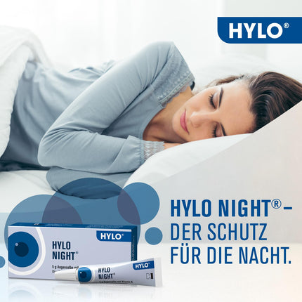 HYLO NIGHT® eye ointment for dry eyes with vitamin A, 5 g