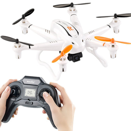 Simulus Drone with Camera: Compact Professional Hexacopter GH-6.cam with 720p HD Camera (Video Drone, Camera RC Hexacopter, Remote-Controlled Toy)