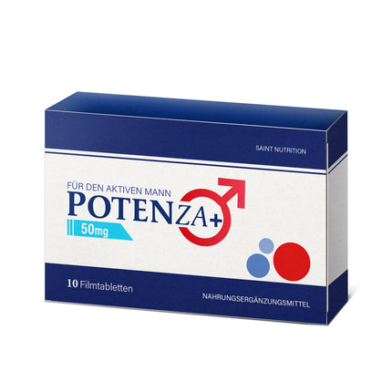NEW: Potenza for men - high dose with Maca, Guarana, Muira Puama, L-Arginine and Zinc for men - Premium Quality (50)