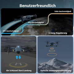 Brushless Super Endurance Foldable Quadcopter Drone for Beginners – 40+ Minutes Flight Time, Wi-Fi FPV Drone with 120° Wide-Angle 4K HD Camera, Brushless Motor, F89-DE-240611-2