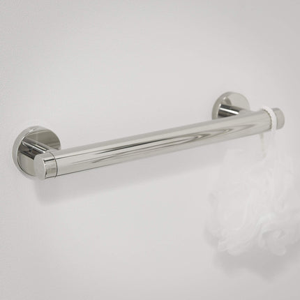 Tiger Boston grab bar 30 cm, for a secure hold in the bathtub or shower, stainless steel bath handle, surface: polished (chrome), TÜV-tested safety