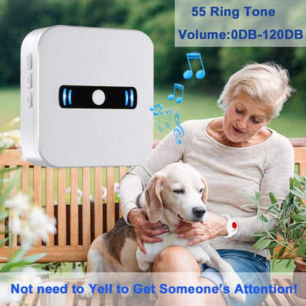 Daytee watch call button/wrist transmitter works with receiver/wireless care system/alert system nurse call aid buttons for elderly patients at home