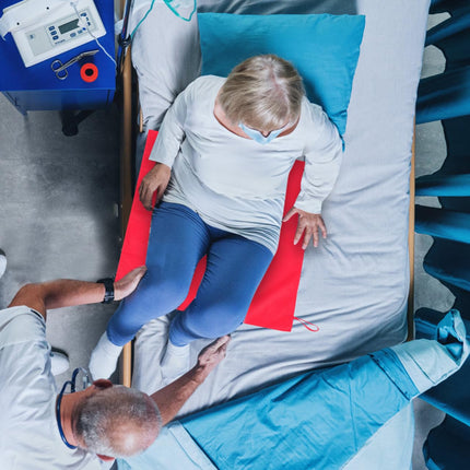 Healeved Sliding Sheet for Patients Sliding Sheet for Care Movable Sliding Sheet for Seniors Transfer Aid for Elderly People Washable Sliding Sheet to Support Patient Movements Suitable for