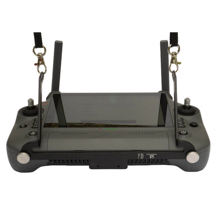 Robotics - Shoulder strap for DJI RC Plus controller, non-slip horizontal suspension, quick-mounting, black anodized, aluminum