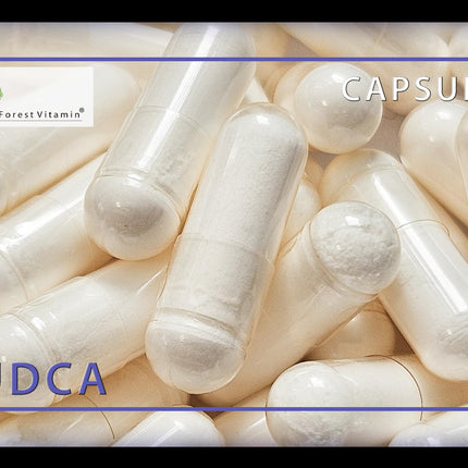 TUDCA - Forest Vitamin TUDCA 250mg Capsules - Tauroursodeoxycholic Acid - Super Liver Support - Health and Beauty (60)