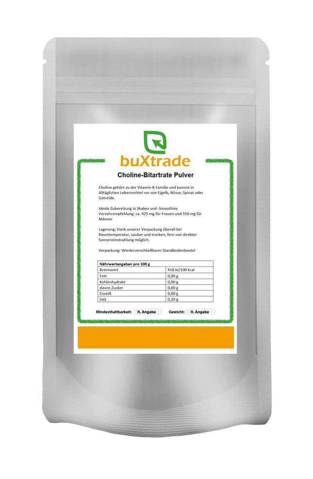 250 g Choline Bitartrate Powder | Non-GMO | Choline | Vitamin B4
