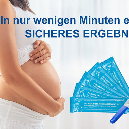 One Step 5 Pack One Step Midstream Pregnancy Test Early Test - Early Pregnancy Test - Determine Pregnancy - Pregnancy Test