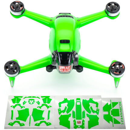 WRAPGRADE Skin Compatible with DJI FPV (NEON Green)