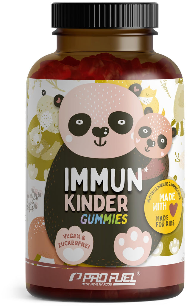 Vitamin Gummies for Children 60x - with vitamins B12, C, D3, K2, zinc &amp; selenium - for immune system and cell protection - optimally dosed for children - laboratory-tested with certificate - sugar-free &amp; vegan