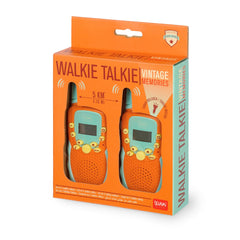 Legami - Set of 2 walkie-talkies, walkie-talkies with 8 channels, transmission up to 3-5 km in open space, adjustable volume, radio for long-distance communication, 4 x 14 x 2 cm