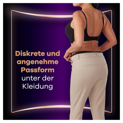Always Discreet Boutique Incontinence Pants Size L (8 Pants), For Bladder Weakness, Absorb Odors and Moisture, Prevent Leakage, Black