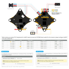 BETAFPV G473 5IN1 Air Brushless Flight Controller 1S AIO Lightweight FC Built-in Serial ELRS RX with 16MB BlackBox BB51 Bluejay 96K ESC OSD Chip External UART Port for 1S FPV Whoop Drone Quadcopter