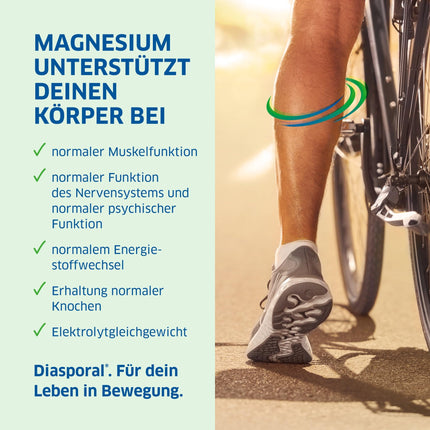 Magnesium-Diasporal 400 EXTRA direct | Magnesium Sticks with fruity magnesium powder | The EXTRA-CLASS direct granulate with 400 mg magnesium per stick, 50 Magnesium direct Sticks
