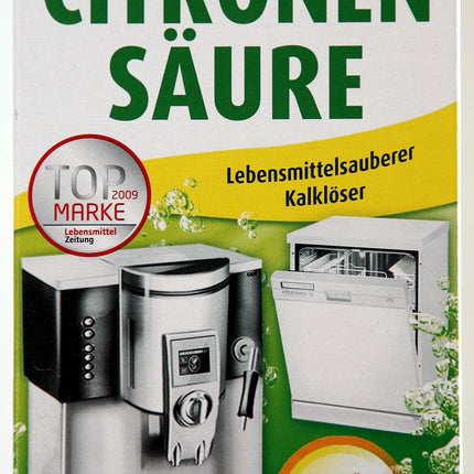 Pure citric acid powder from Heitmann 8 packs of 375g each