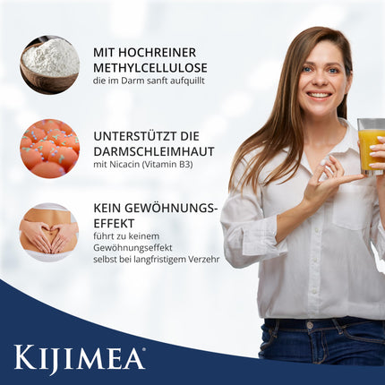 KIJIMEA® Regularis – For a new gut feeling | With methylcellulose and niacin, to support the intestinal mucosa – 250 g