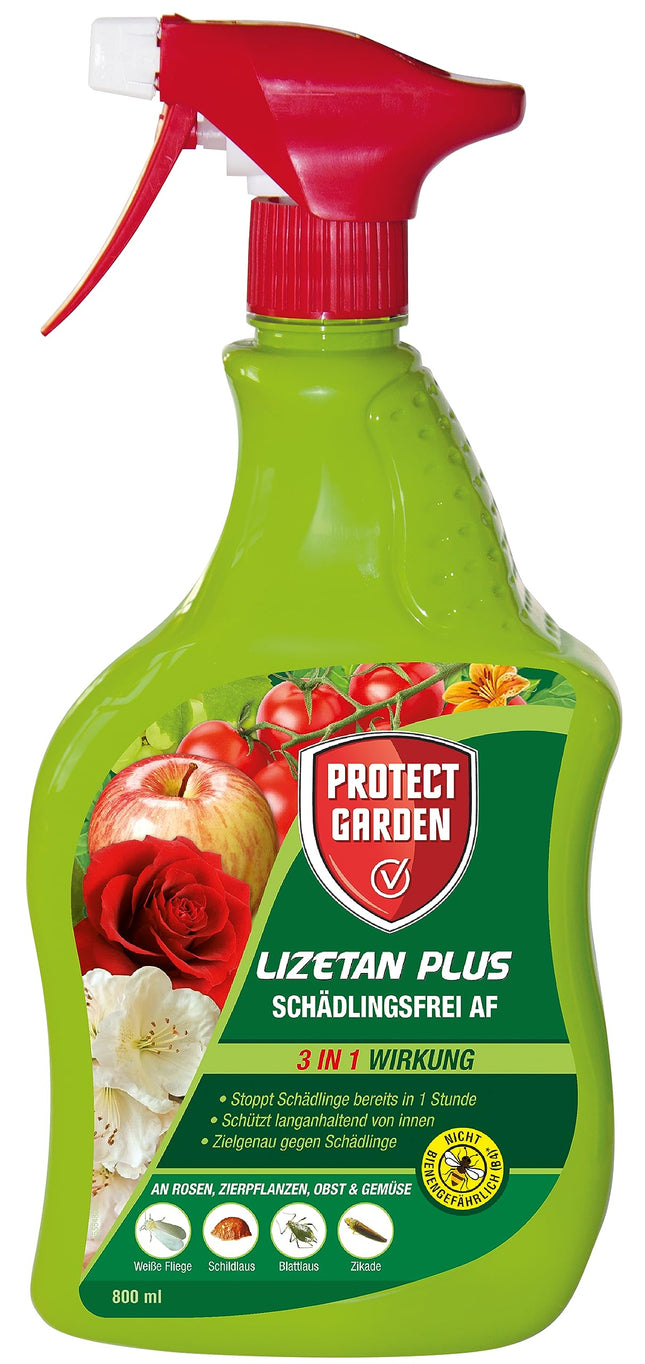 PROTECT GARDEN Lizetan Plus Pest-Free AF ​​against pests on ornamental plants, roses, fruits and vegetables, 800 ml spray