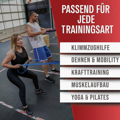 ActiveVikings® Pull-Up Fitness Bands | Perfect for Muscle Building and Freeletics Calisthenics | Fitness Band Pull-Up Bands Resistance Bands (C - Blue : Medium (Medium Resistance))