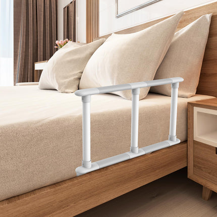 Heuffe bed rail fall protection for seniors, bed grab bar, standing aid for older adults, safety bed railing, height-adjustable bed guard rail, nursing bed for the disabled (three-bar railing)