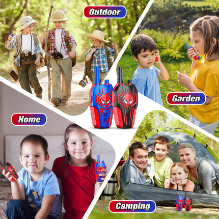 Supocol Walkie Talkie Children's Set of 3, Toys from 3 4 5 6 7 8 9 10 Years Boy Girl Gift Boy Girl 3-10 Years Gift Ideas, Walkie Talkie Radios for Outdoors, Camping, Hiking
