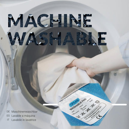 OFILAB | Washable Incontinence Pad 150 cm with Wings and 4 Layers | 2 Pieces | Absorbent 3L/m² | Waterproof and Reusable | For Seniors, Children | Available in 90 cm, 135 cm, and 150 cm