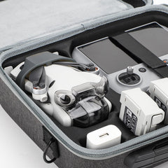 Hensych Mini 4 Pro Carrying Case, Hardshell Bag, Waterproof Storage Case, RC Accessories, Travel Bag for DJI Mini 4 Fly More Combo with DJI RC 2/RC N2 Drone Accessories (Hexapower Multi-Purpose Kit)