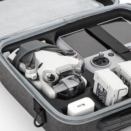 Hensych Mini 4 Pro Carrying Case, Hardshell Bag, Waterproof Storage Case, RC Accessories, Travel Bag for DJI Mini 4 Fly More Combo with DJI RC 2/RC N2 Drone Accessories (Hexapower Multi-Purpose Kit)