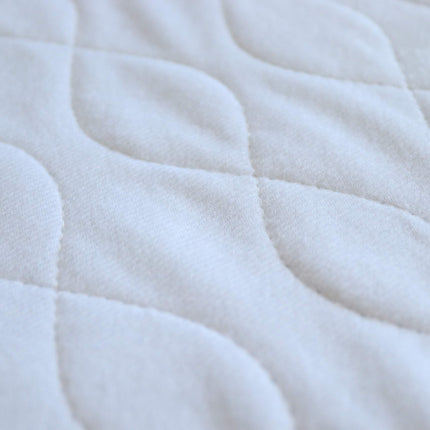 Set of 2 incontinence pads, washable pad, bed insert, wetness protection, bed pad, waterproof mattress pad, white (75 x 90 cm)