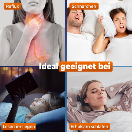 saarschaum • Wedge pillow mattress wedge • Orthopedic wedge mattress for bed inclination • Raised wedge for a healthier sleeping position • Sleep at an angle • 80x200cm FSA 2750